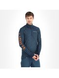 Miniatuur Peak Performance, Spirit Half Zip Printed thermoshirt heren pattern Blauw