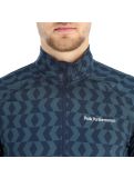 Miniatuur Peak Performance, Spirit Half Zip Printed thermoshirt heren pattern Blauw