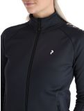 Miniatuur Peak Performance, W Rider Mid Zip vest dames Black-Black zwart 