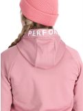 Miniatuur Peak Performance, W Rider Zip Hood vest dames Bitter Root roze 