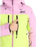 Miniatuur Picture, Acidid 3L hardshell ski-jas dames Orchid Acid Lime groen, roze 