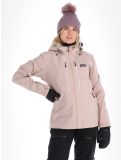 Miniatuur Picture, Aeron 3L hardshell ski-jas dames Shadow Gray roze 