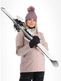 Miniatuur Picture, Aeron 3L hardshell ski-jas dames Shadow Gray roze 