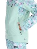 Miniatuur Picture, Exa ski-jas dames Blurry Water Print Silt Green groen 