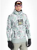 Miniatuur Picture, Printed softshell ski-jas heren Blurry Water Print multicolor 