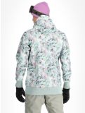 Miniatuur Picture, Printed softshell ski-jas heren Blurry Water Print multicolor 