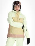 Miniatuur Picture, Seakrest ski-jas dames Lime Cream Hemp Roebuck bruin, groen 