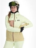 Miniatuur Picture, Seen ski-jas dames Lime Cream Hemp Roebuck bruin, groen 