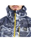 Miniatuur Picture, Stone Jkt ski-jas heren print Blauw