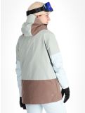 Miniatuur Picture, U68 ski-jas dames Pigeon Starlight Blue Deep Taupe blauw, bruin 