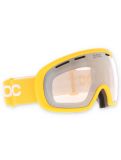 Miniatuur POC, Fovea skibril unisex Sulphite Yellow / Partly Sunny Ivory geel, grijs 