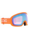 Miniatuur POC, Fovea skibril unisex Zink Orange / Partly Sunny Blue blauw, oranje 