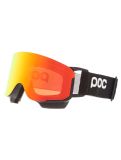 Miniatuur POC, Nexal Mid skibril unisex Uranium Black / Partly Sunny Orange oranje, zwart 