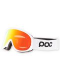 Miniatuur POC, Retina Mid skibril unisex Hydrogen White / Partly Sunny Orange oranje, wit 