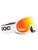 Miniatuur POC, Retina Mid skibril unisex Hydrogen White / Partly Sunny Orange oranje, wit 