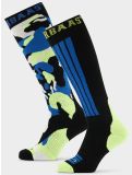 Miniatuur Poederbaas, Camo Ski Socks 2-pack skisokken 2-pack unisex Blue Multi blauw, multicolor 