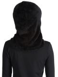 Miniatuur Poederbaas, Fluffy Balaclava skimasker unisex Black zwart 