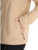 Miniatuur Poederbaas, Four Seasons Fleece vest dames Sand beige 