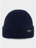 Miniatuur Poederbaas, Royal Rib Beanie muts unisex Navy blauw 