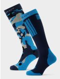 Miniatuur Poederbaas, Ski Socks 2-pack skisokken 2-pack unisex Camo Navy blauw 