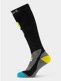 Miniatuur Poederbaas, Technical Ski Socks Bamboo Freeride skisokken unisex Black zwart 