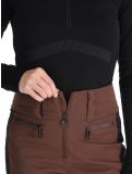 Miniatuur Poivre Blanc, Luxe Sport 24PBH0822/WO skibroek dames Choco Brown / Black bruin, zwart 