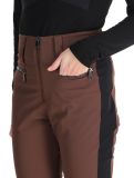 Miniatuur Poivre Blanc, Luxe Sport 24PBH0822/WO skibroek dames Choco Brown / Black bruin, zwart 