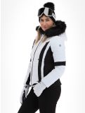 Miniatuur Poivre Blanc, Luxe Sport Line W23-0804-WO ski-jas dames White / Black wit, zwart 