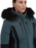 Miniatuur Poivre Blanc, Luxe Sport Line W23-0804-WO ski-jas dames Ever Green / Black groen, zwart 