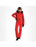 Miniatuur Poivre Blanc, Stretch Ski Overall ski overall dames leopard scarlet rood 