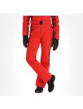 Miniatuur Poivre Blanc, Stretch Ski Overall ski overall dames leopard scarlet rood 