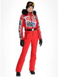 Miniatuur Poivre Blanc, Traditional 24PBH0831/WO/P ski overall dames Print Scarlet Red rood 