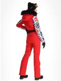 Miniatuur Poivre Blanc, Traditional 24PBH0831/WO/P ski overall dames Print Scarlet Red rood 