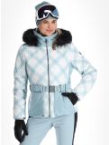 Miniatuur Poivre Blanc, Traditional 24PBH1003/WO/C ski-jas dames Cross Aloe Blue blauw, wit 