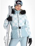 Miniatuur Poivre Blanc, Traditional 24PBH1003/WO/C ski-jas dames Cross Aloe Blue blauw, wit 