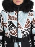 Miniatuur Poivre Blanc, Traditional 24PBH1003/WO/P ski-jas dames Print Black wit, zwart 