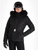 Miniatuur Poivre Blanc, Traditional Line W23-1003-WO/E ski-jas dames Embossed Black zwart 