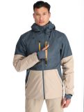 Miniatuur Protest, PRTBAKIE ski-jas heren Yale Blue beige, blauw 