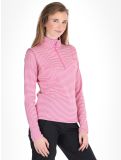 Miniatuur Protest, PRTIVORY 1/4 zip skipully dames Foxy Pink roze 