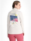 Miniatuur Protest, PRTLUNAR 1/4 zip skipully dames Kitoff White wit 