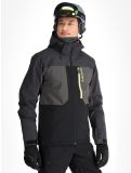 Miniatuur Quiksilver, Dawson ski-jas heren True Black grijs, zwart 