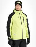 Miniatuur Quiksilver, Mission Block ski-jas heren Celery Green groen, zwart 