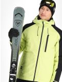 Miniatuur Quiksilver, Mission Block ski-jas heren Celery Green groen, zwart 