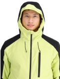 Miniatuur Quiksilver, Mission Block ski-jas heren Celery Green groen, zwart 