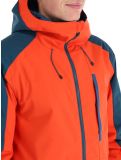 Miniatuur Quiksilver, Mission Block ski-jas heren Grenadine rood, zwart 