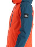 Miniatuur Quiksilver, Mission Block ski-jas heren Grenadine rood, zwart 