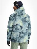 Miniatuur Quiksilver, Mission Printed ski-jas heren Space Stone Celery Green groen 