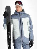 Miniatuur Quiksilver, Muldrow ski-jas heren Flint Stone grijs, wit 