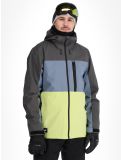 Miniatuur Quiksilver, Sycamore ski-jas heren Dark Shadow blauw, grijs, groen 