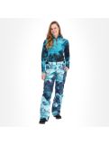 Miniatuur Rehall, Abbey-R skibroek dames graphic aqua Blauw